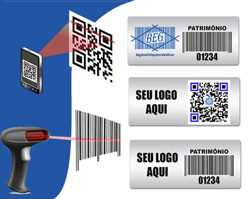 Beg Brasil Etiquetas Metálicas