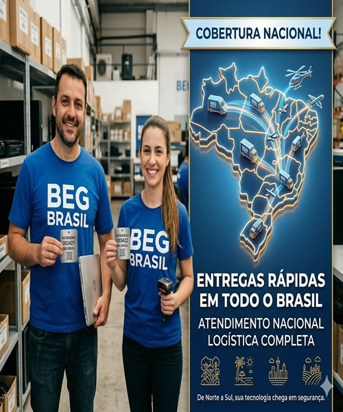 Beg Brasil Etiquetas Metálicas