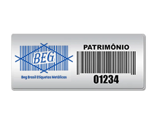 Beg Brasil Etiquetas Metálicas